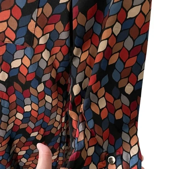 Ava & Grace Women’s Long Sleeve Dress -Fall Multicolor- Size Small - Picture 5 of 10